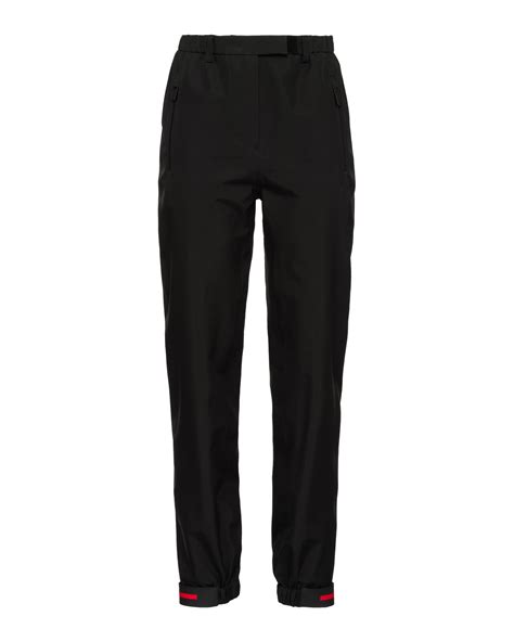 prada nylon trousers